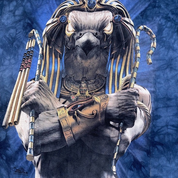 The Mountain: Tye Dye Vintage Sphinx T-Shirt: Adult Unisex Small: Mummy: Egypt - Picture 2 of 3